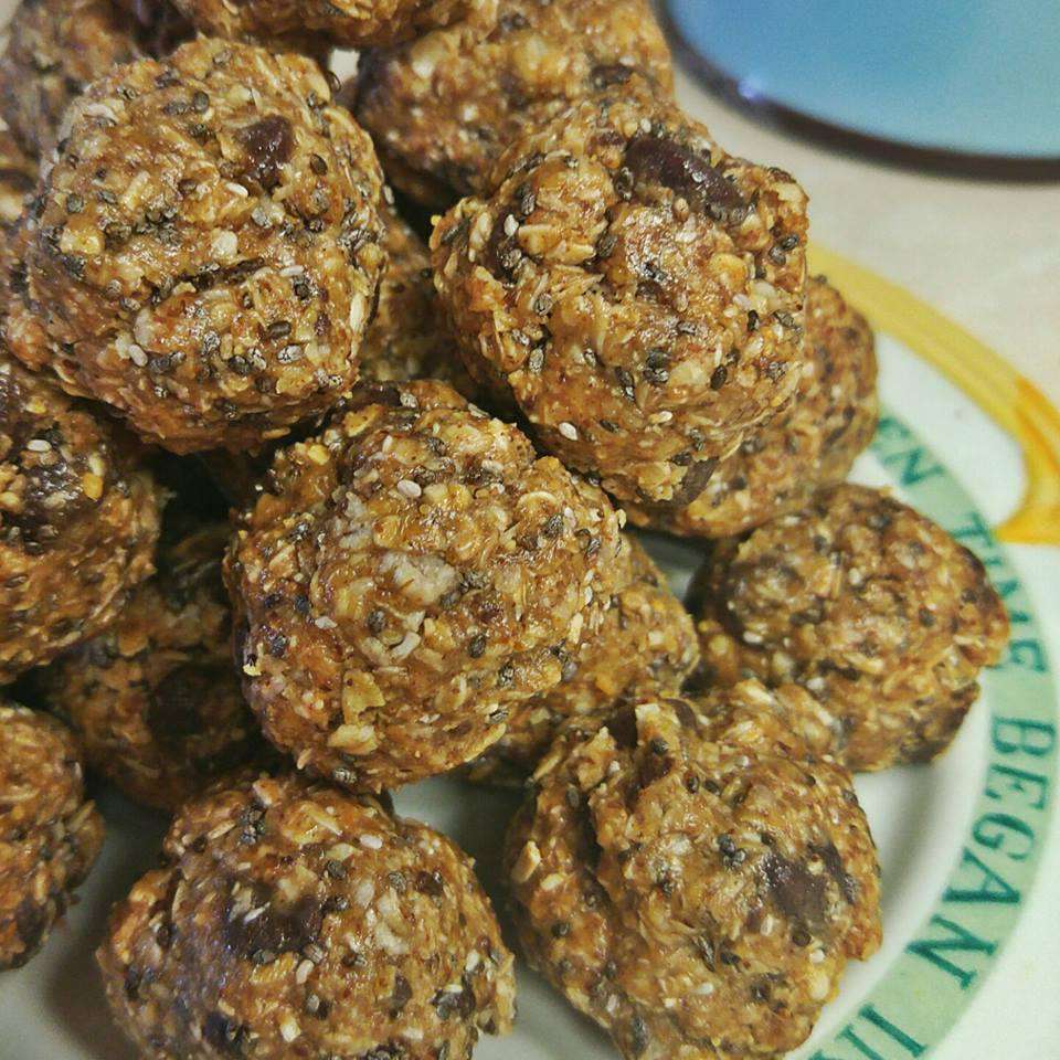 Oatmeal Almond Butter Bites Recipe