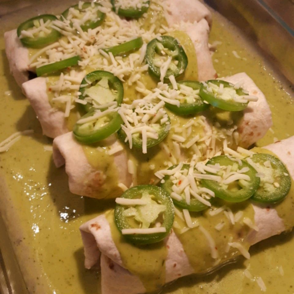 Jalapeño Cream Cheese Chicken Enchiladas Recipe