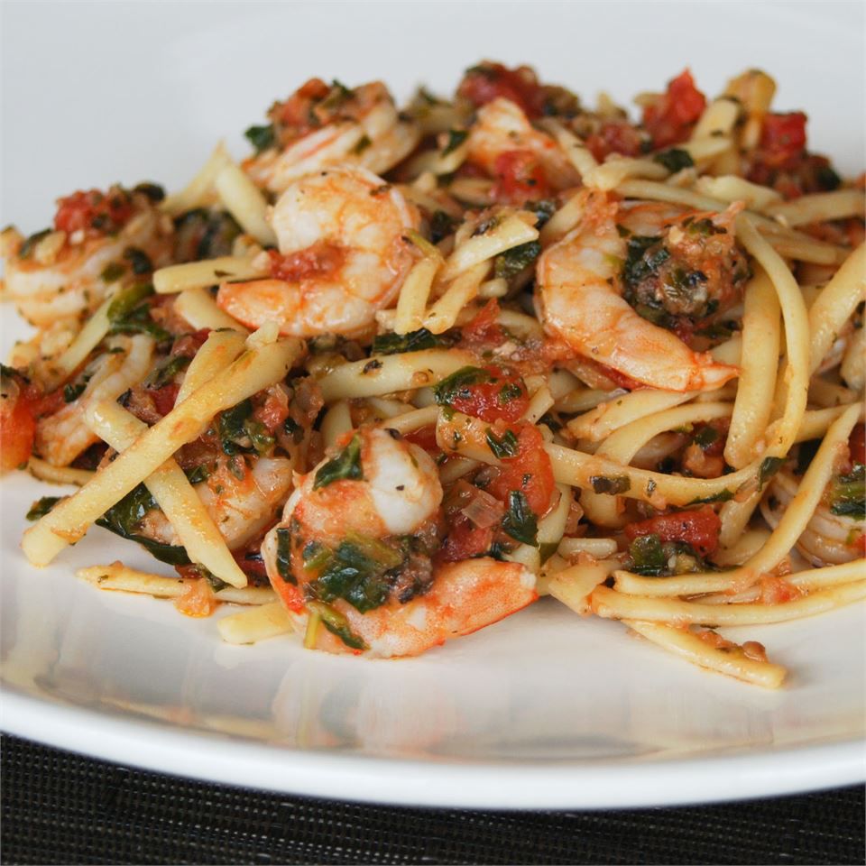 Fresh Tomato Shrimp Pasta Recipe