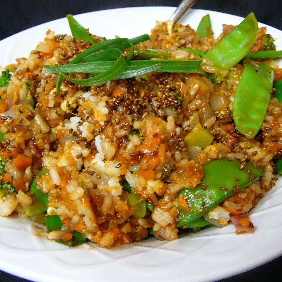 Fried Rice with Ginger, Hoisin, and Sesame Recipe