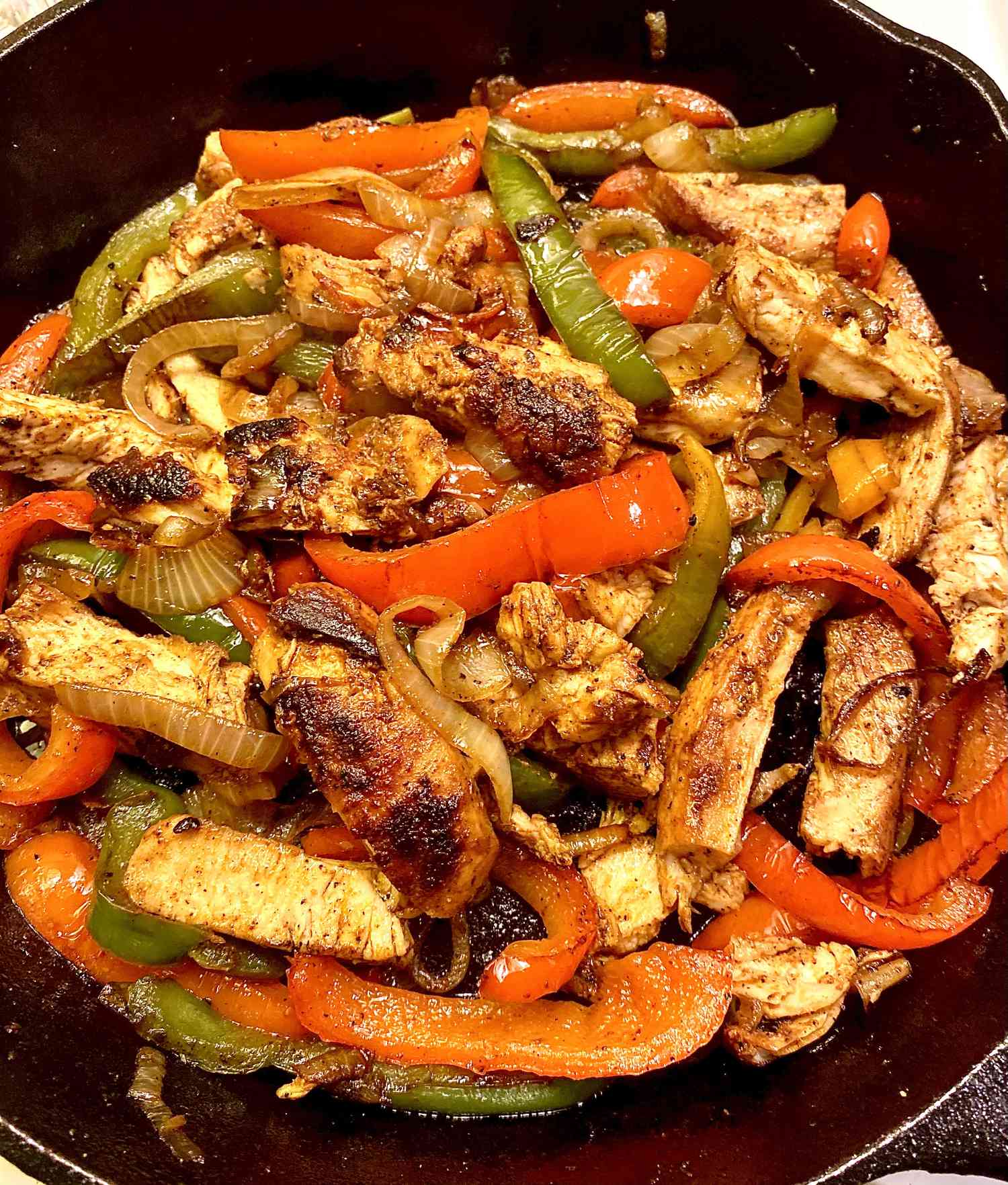 Cast Iron Chicken Fajitas Recipe