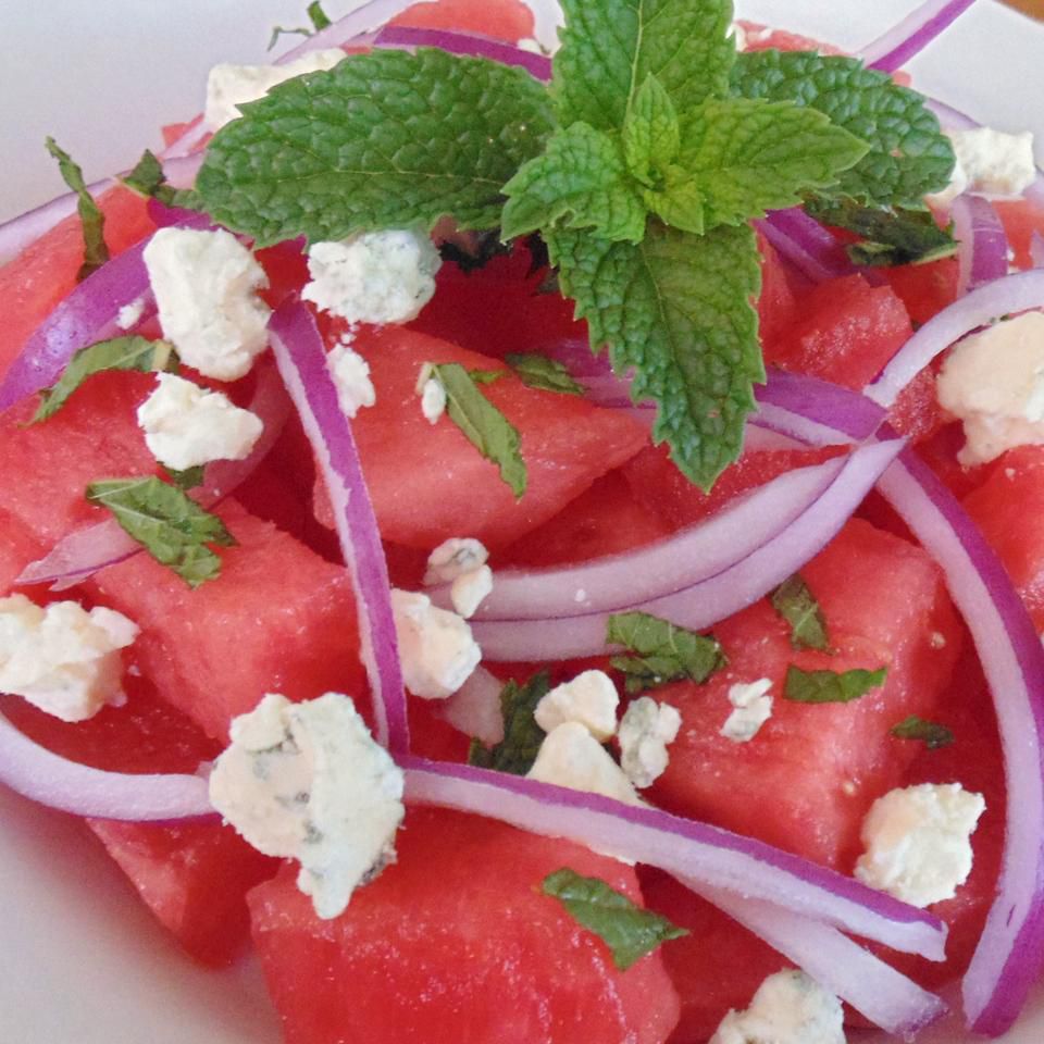 Watermelon and Blue Cheese Salad Recipe