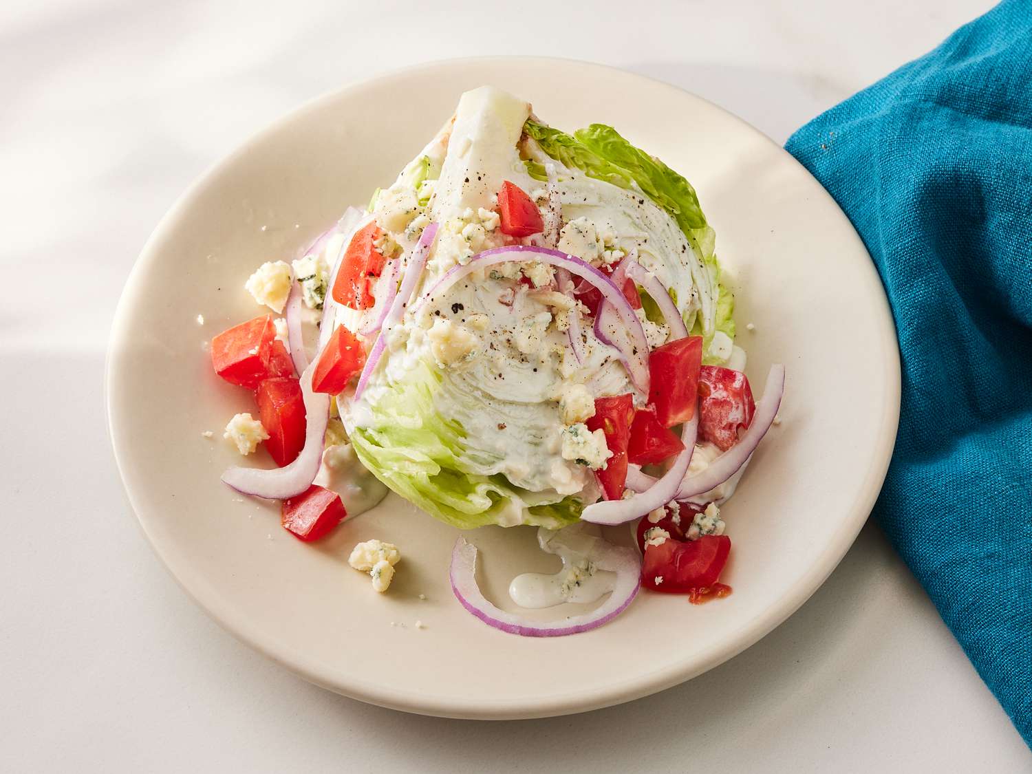 Wedge Salad with Blue Cheese Dressing Recipe