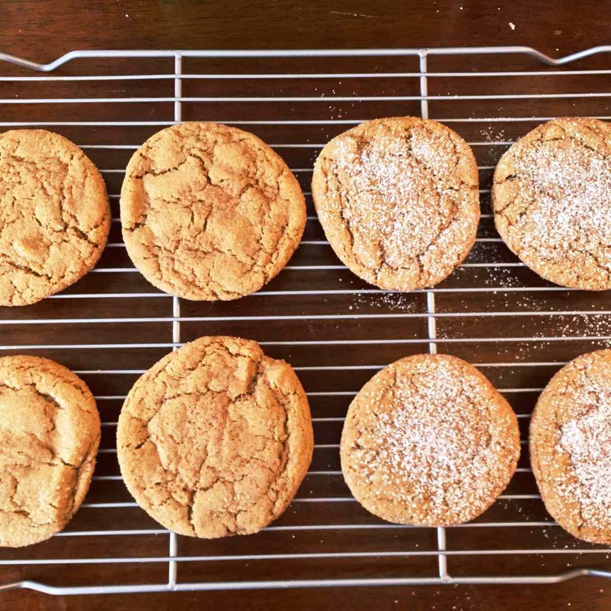 Healthier Big Soft Ginger Cookies Recipe