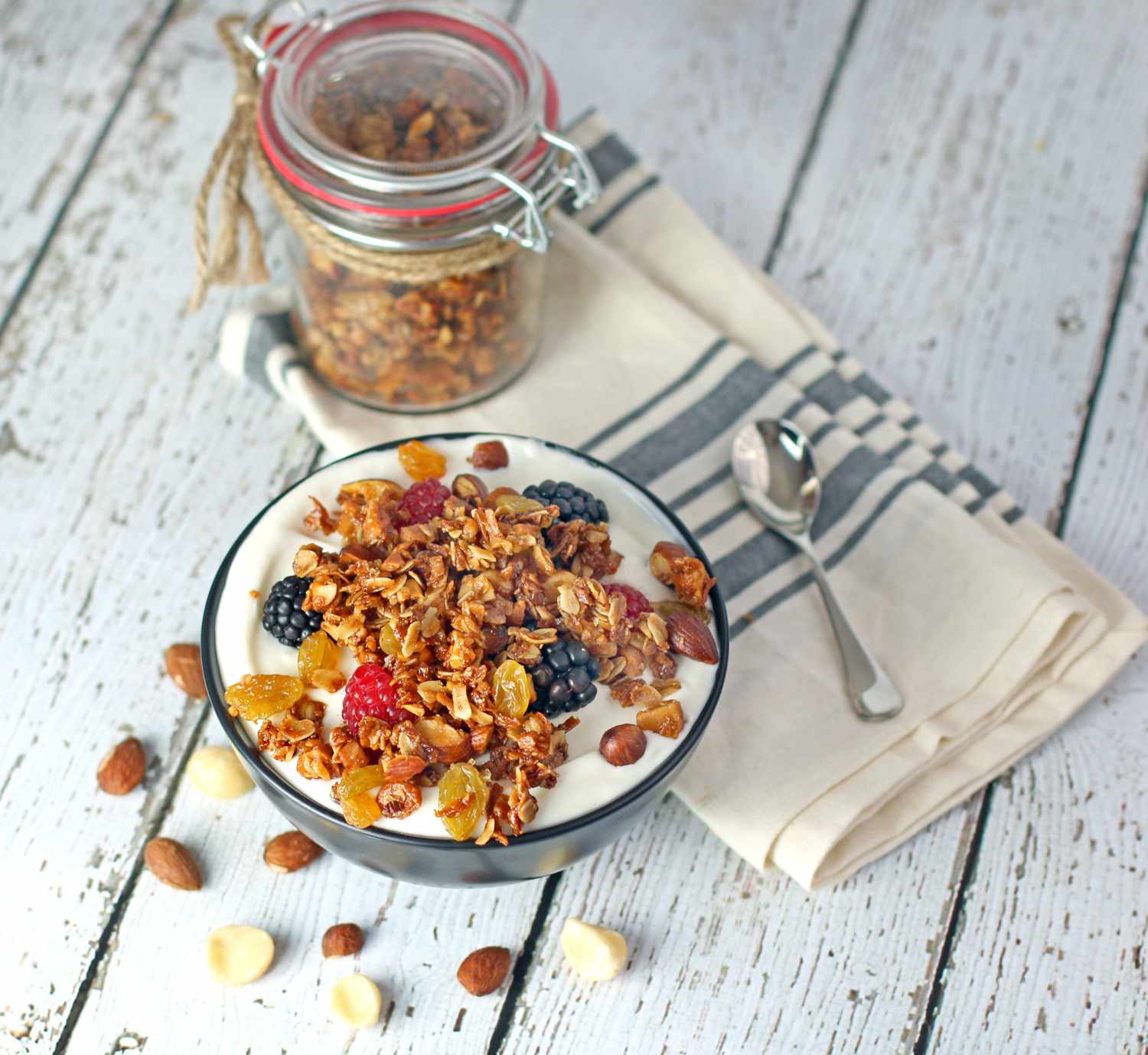 Honey Nutty Granola Recipe