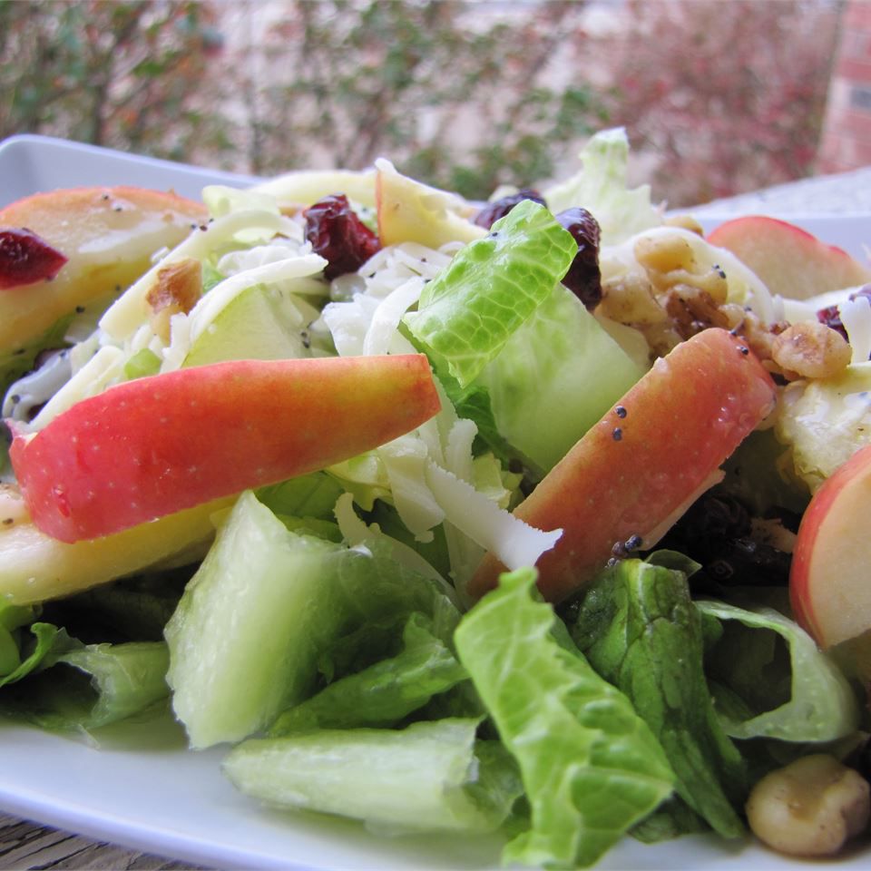 Winter Fruit Salad with Poppyseed Dressing Recipe