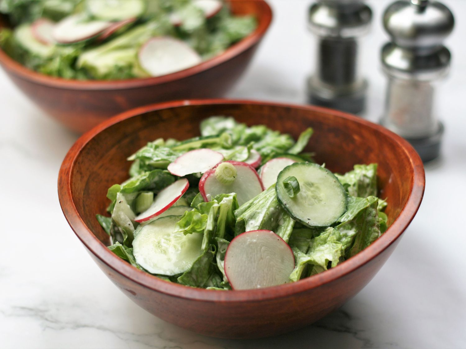 Garden Salad with Creamy Dressing Recipe