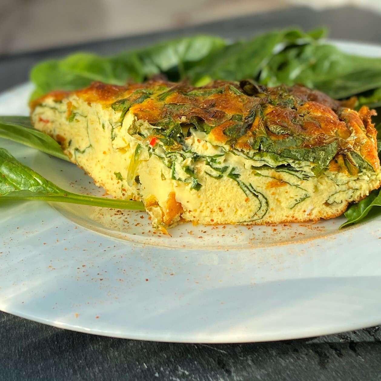 Air-Fried Greek Yogurt Frittata Recipe