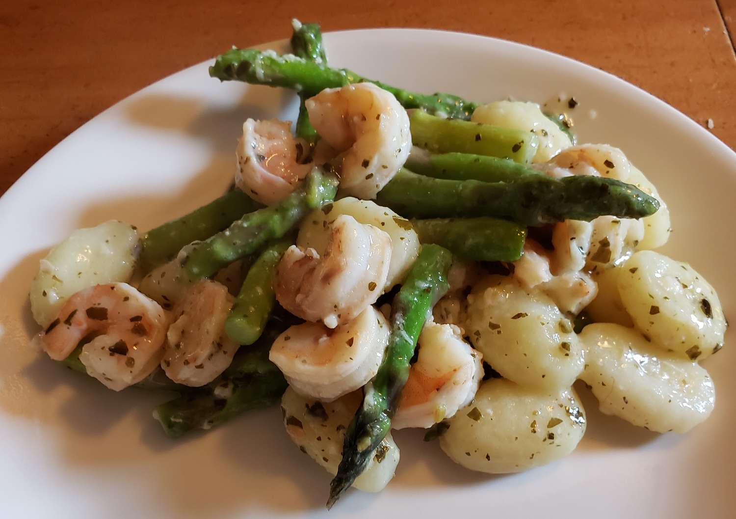 Gnocchi with Pesto and Shrimp Recipe