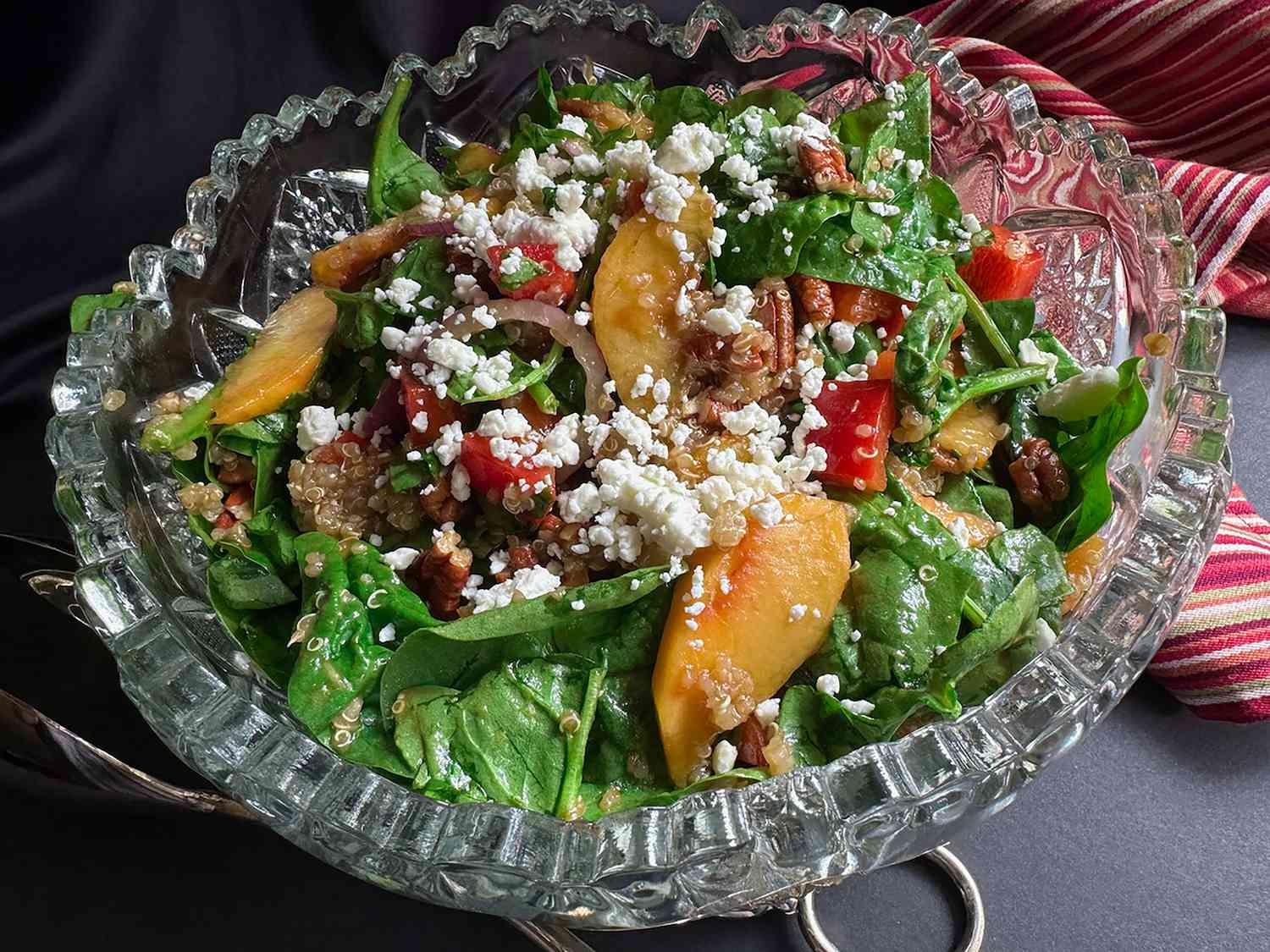 Peach Quinoa Salad Recipe