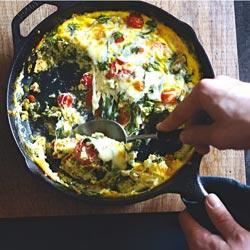 Cheesy Chorizo Frittata Recipe