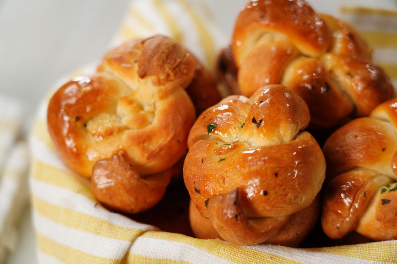 2-Ingredient Dough Garlic Knots Recipe