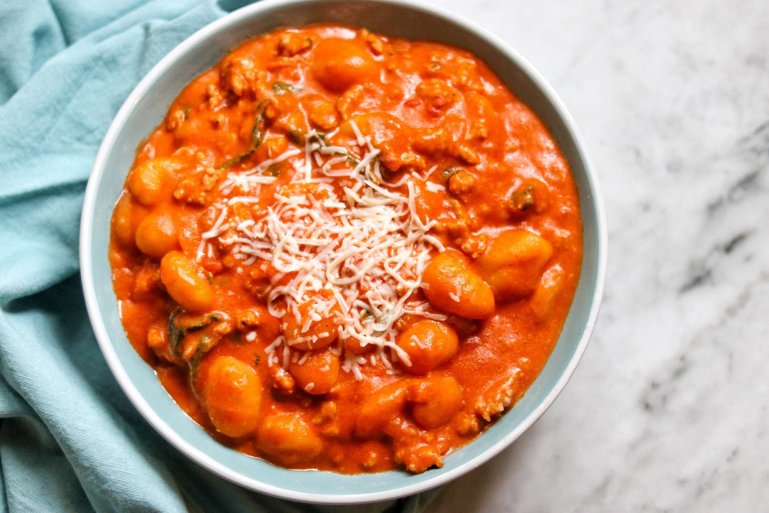 Gnocchi with Sausage in Vodka Sauce Recipe