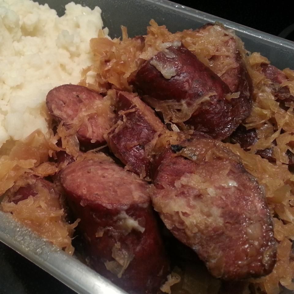 Slow Cooker Sauerkraut and Sausage Recipe