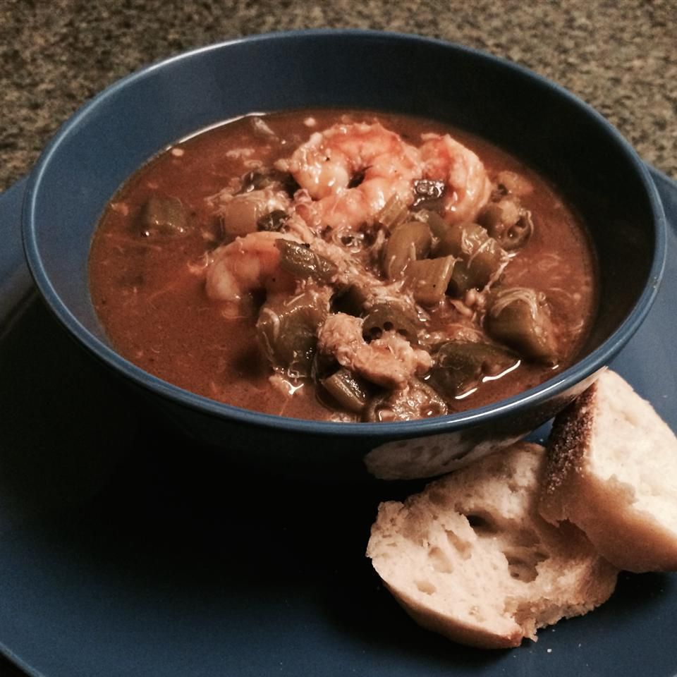 Roux-Based Authentic Seafood Gumbo with Okra Recipe