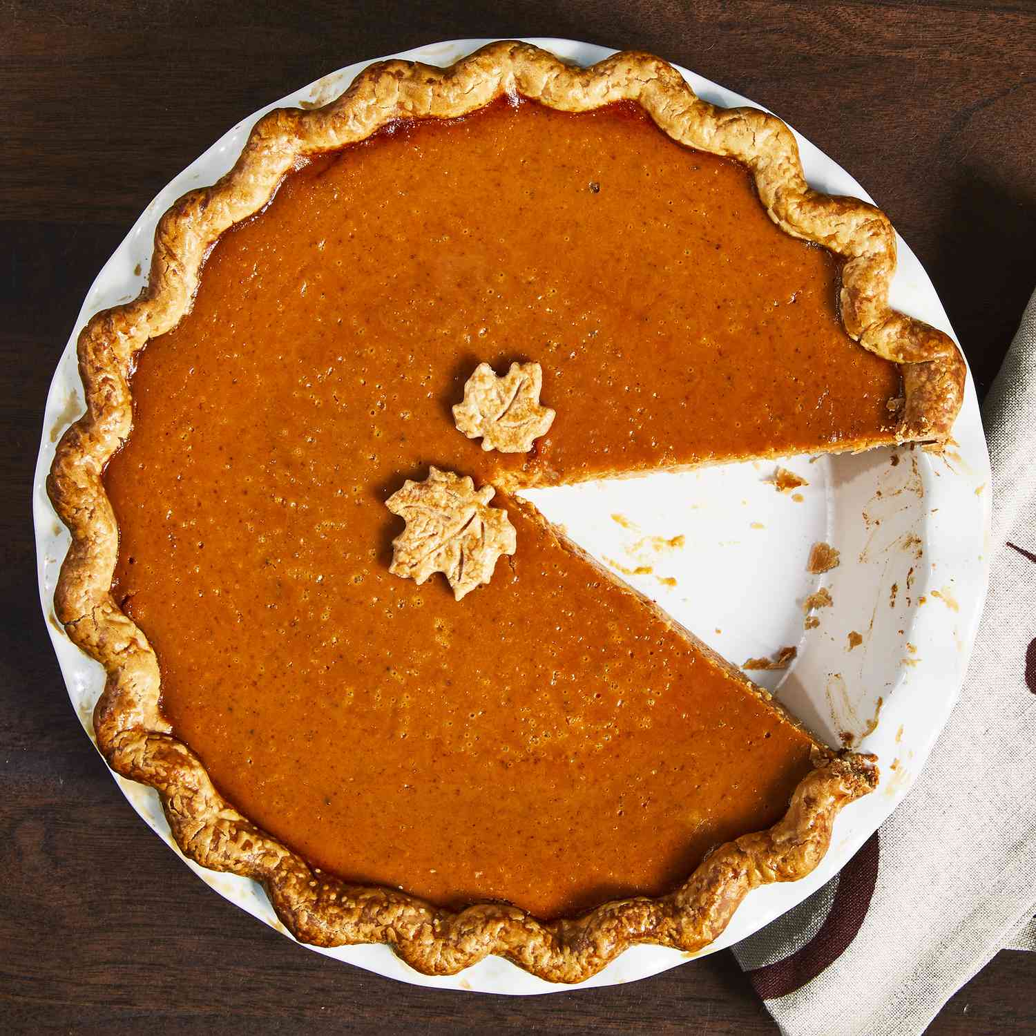 Homemade Fresh Pumpkin Pie Recipe