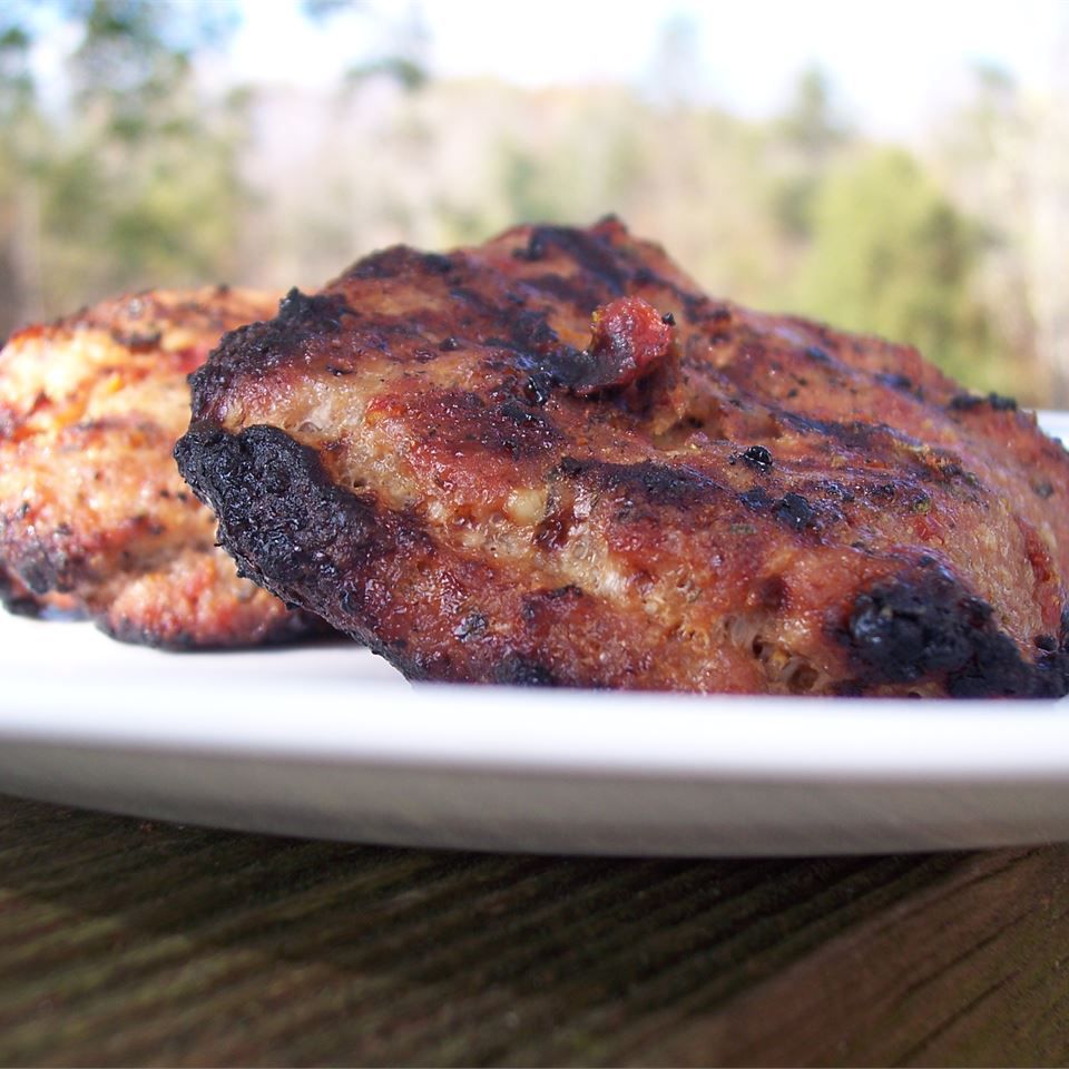 Greek Chicken Burgers with Feta Recipe