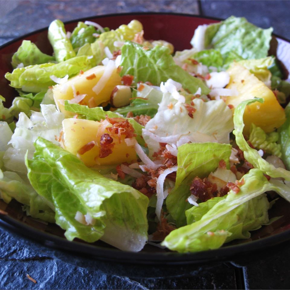 Tropical Salad with Pineapple Vinaigrette Recipe