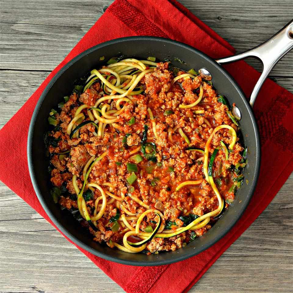 Turkey Spaghetti Zoodles Recipe