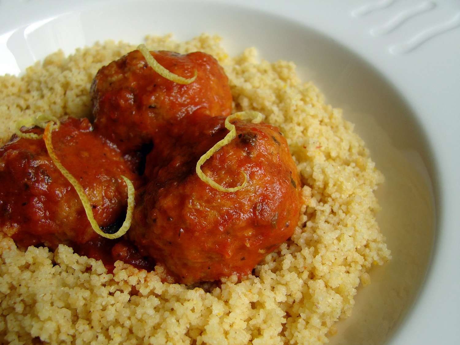 Lamb Meatballs and Sauce