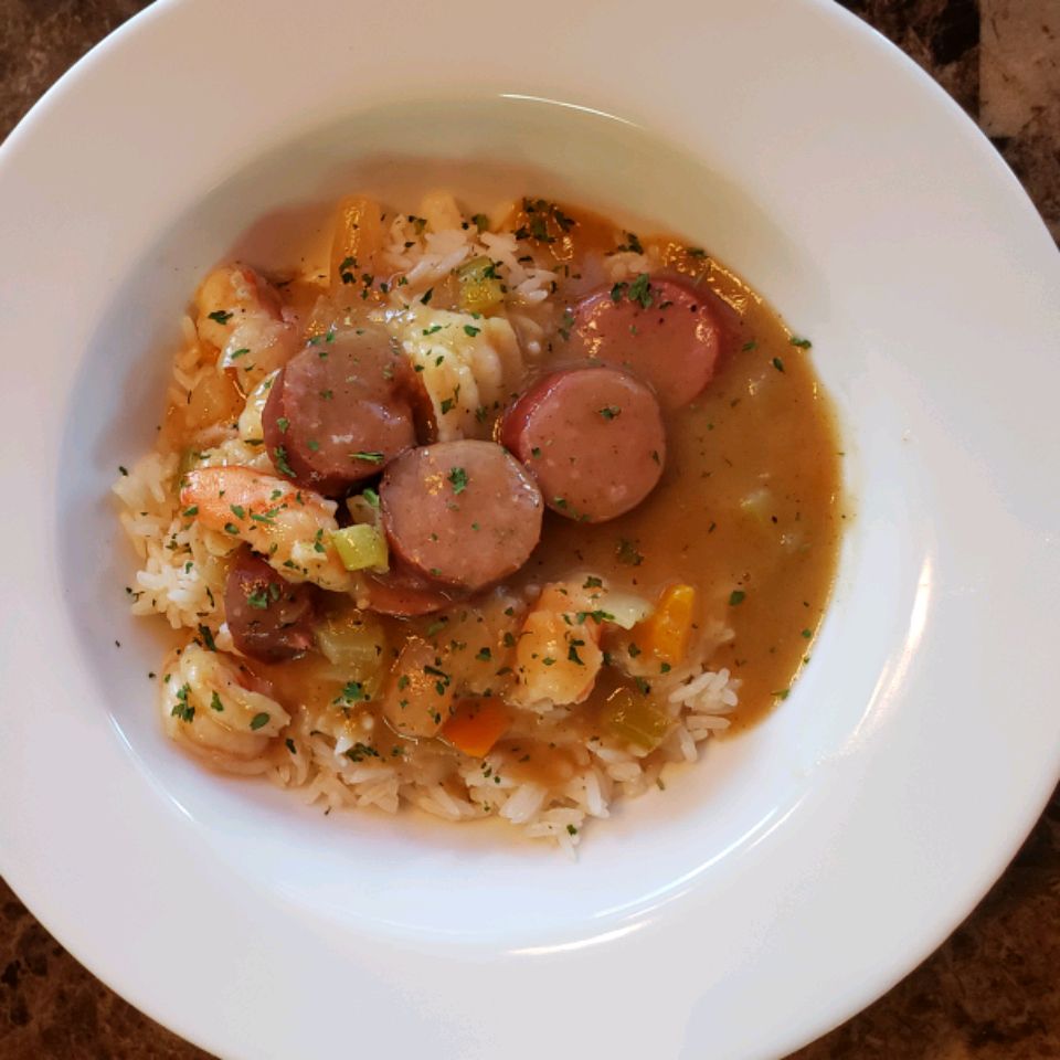 Easy Sausage and Shrimp Gumbo Recipe