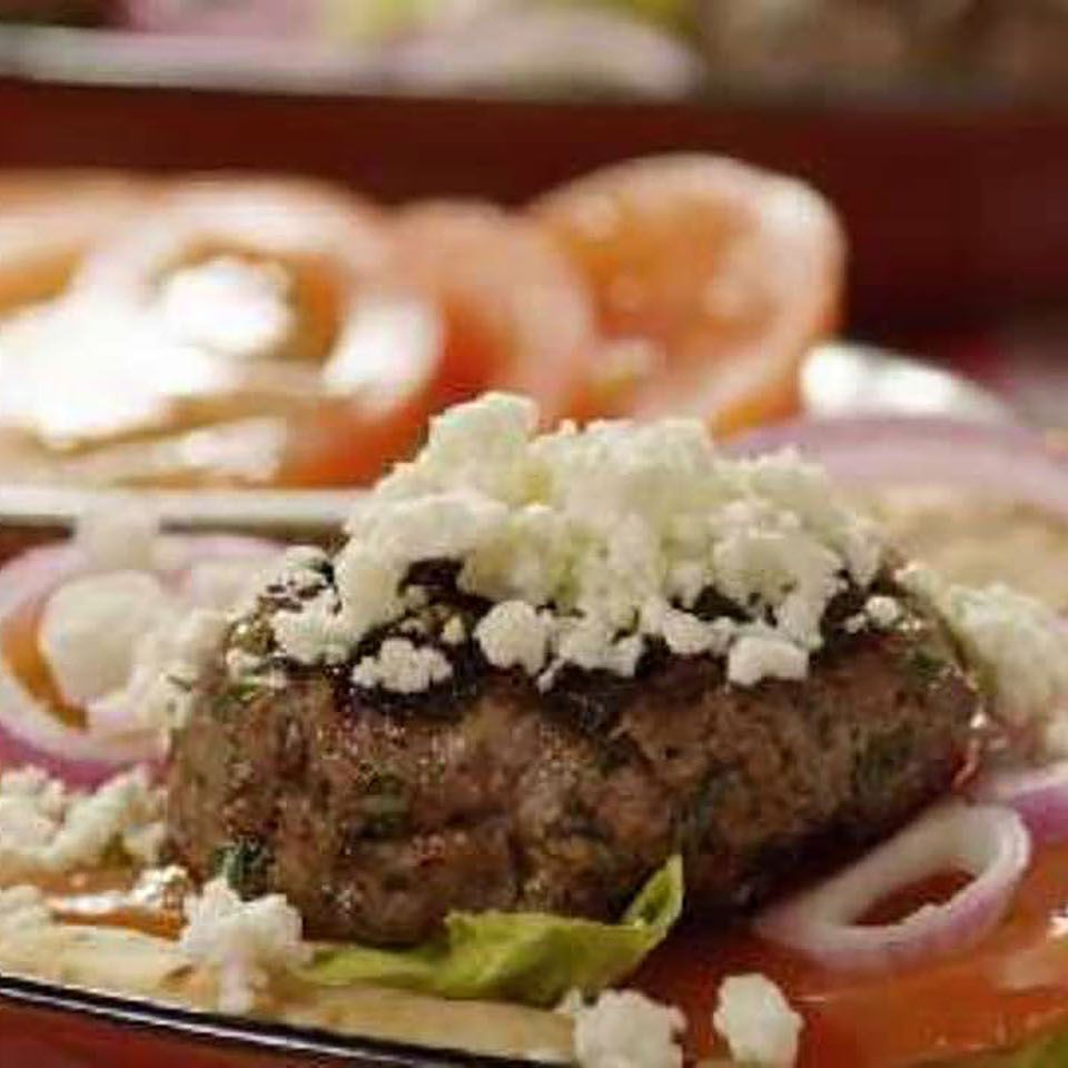 Grilled Spicy Lamb Burgers Recipe