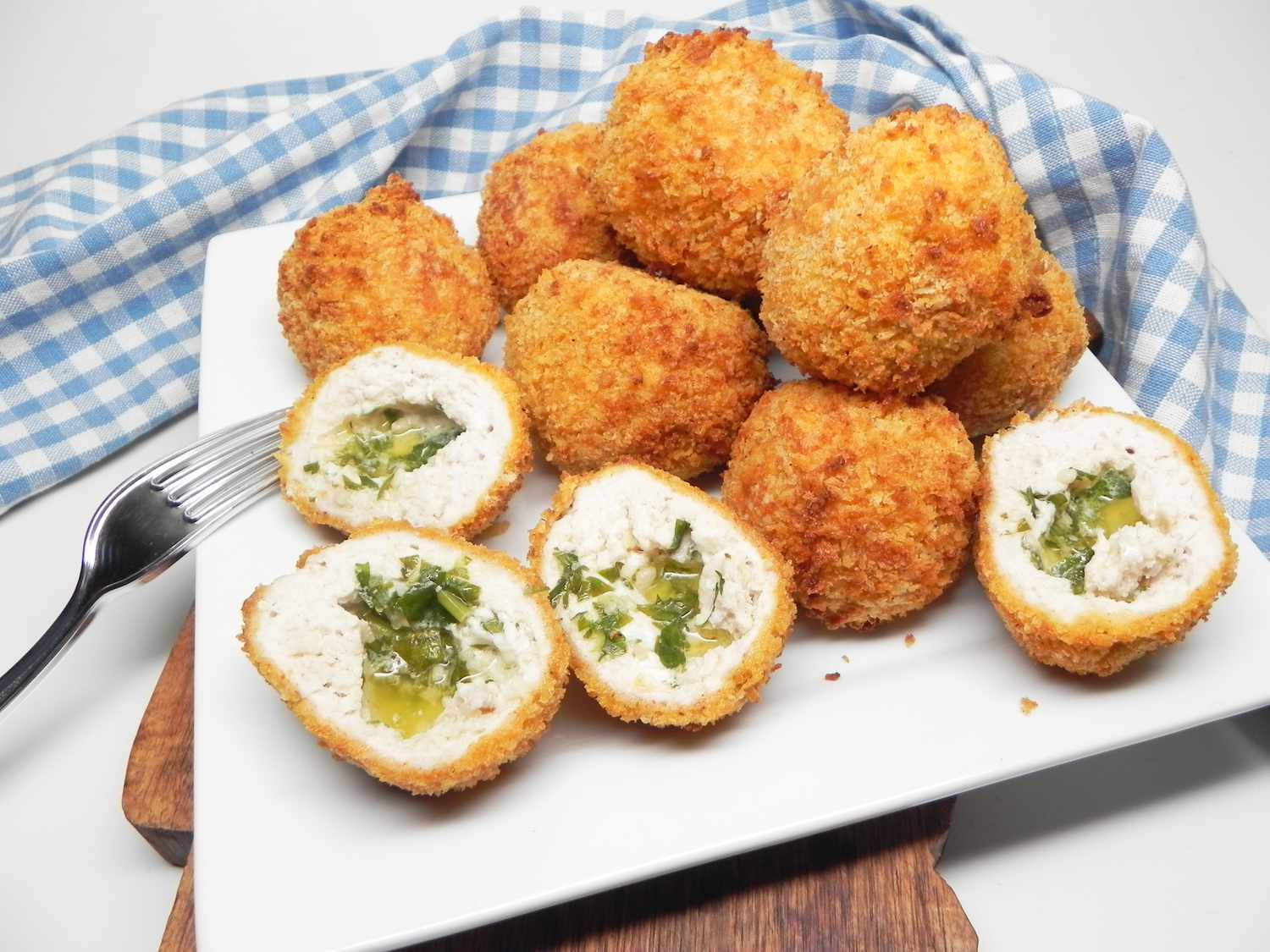 Air Fryer Chicken Kiev Balls Recipe