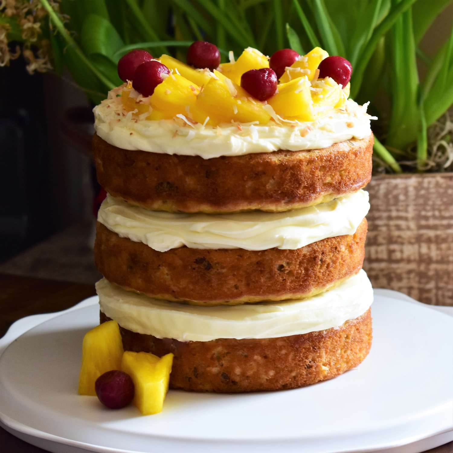 Tropical Hawaiian Wedding Cake Recipe