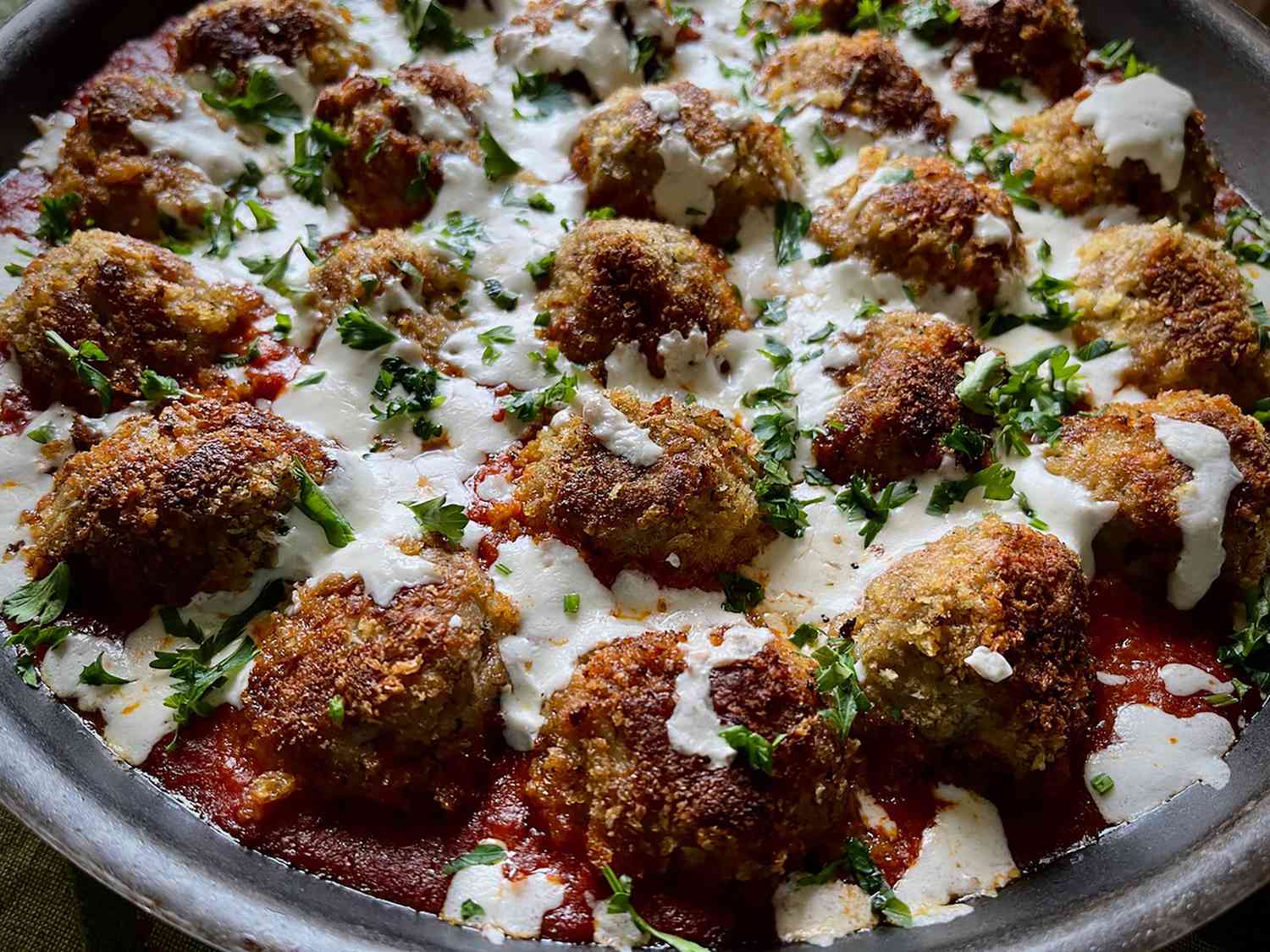 Chicken Parmesan Meatballs Recipe