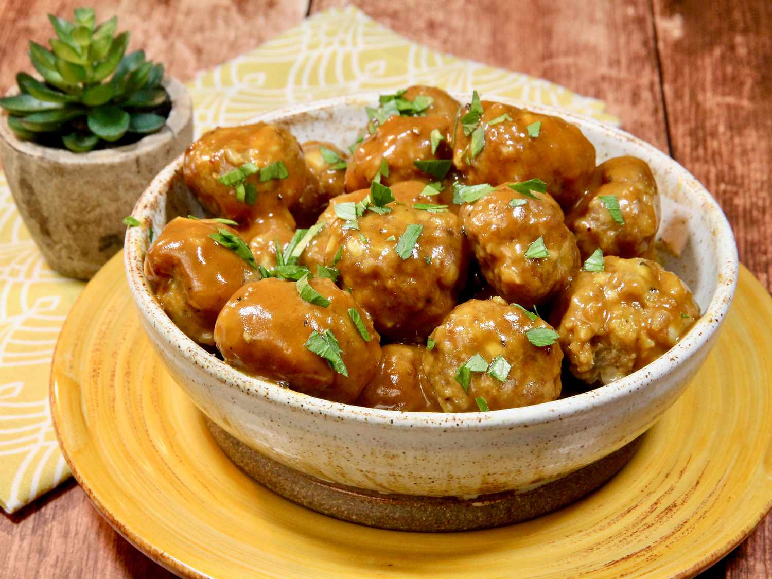 Turkey Meatballs in Maple-Bourbon Mustard Sauce Recipe