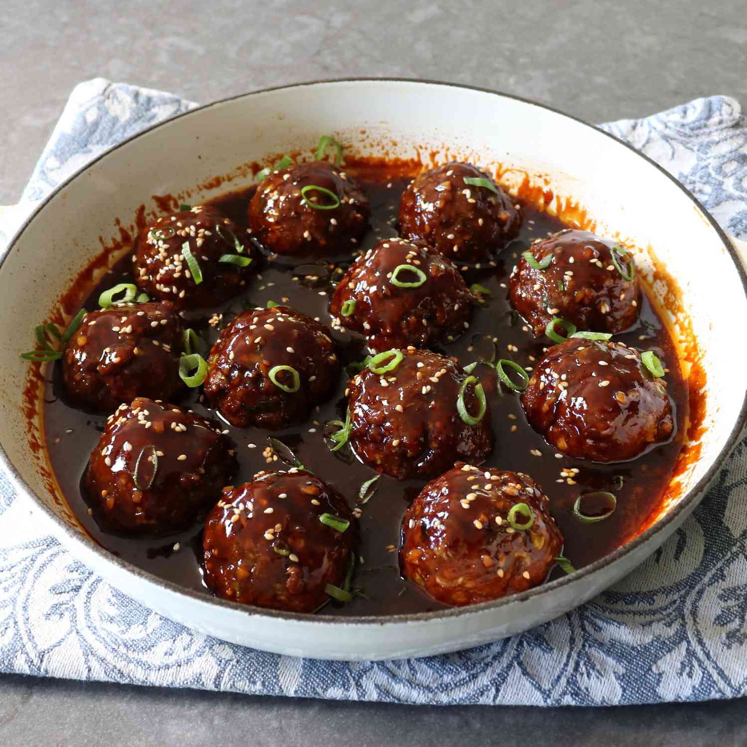 Korean Barbecue-Style Meatballs Recipe