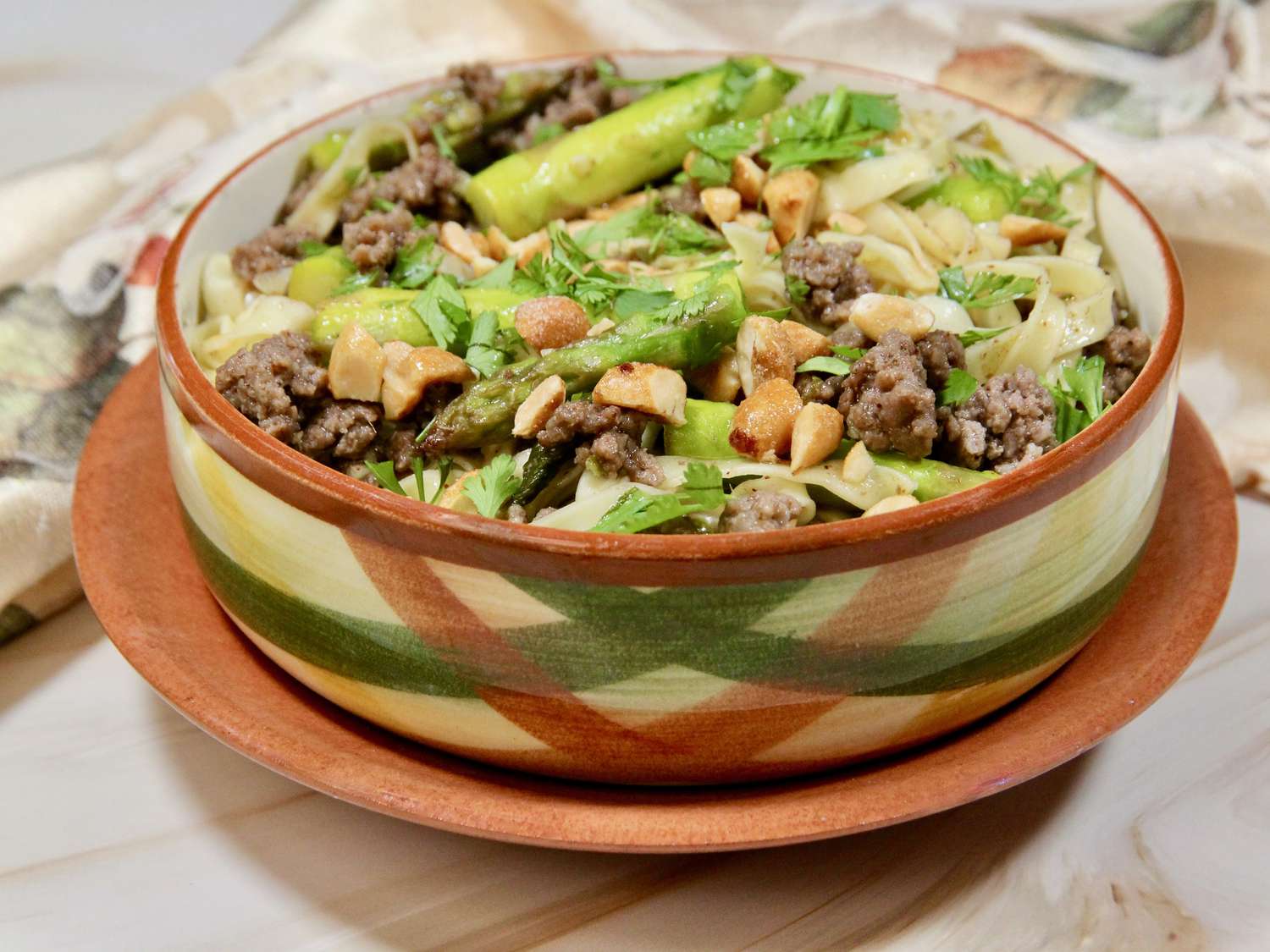 Beef and Asparagus Noodles Recipe