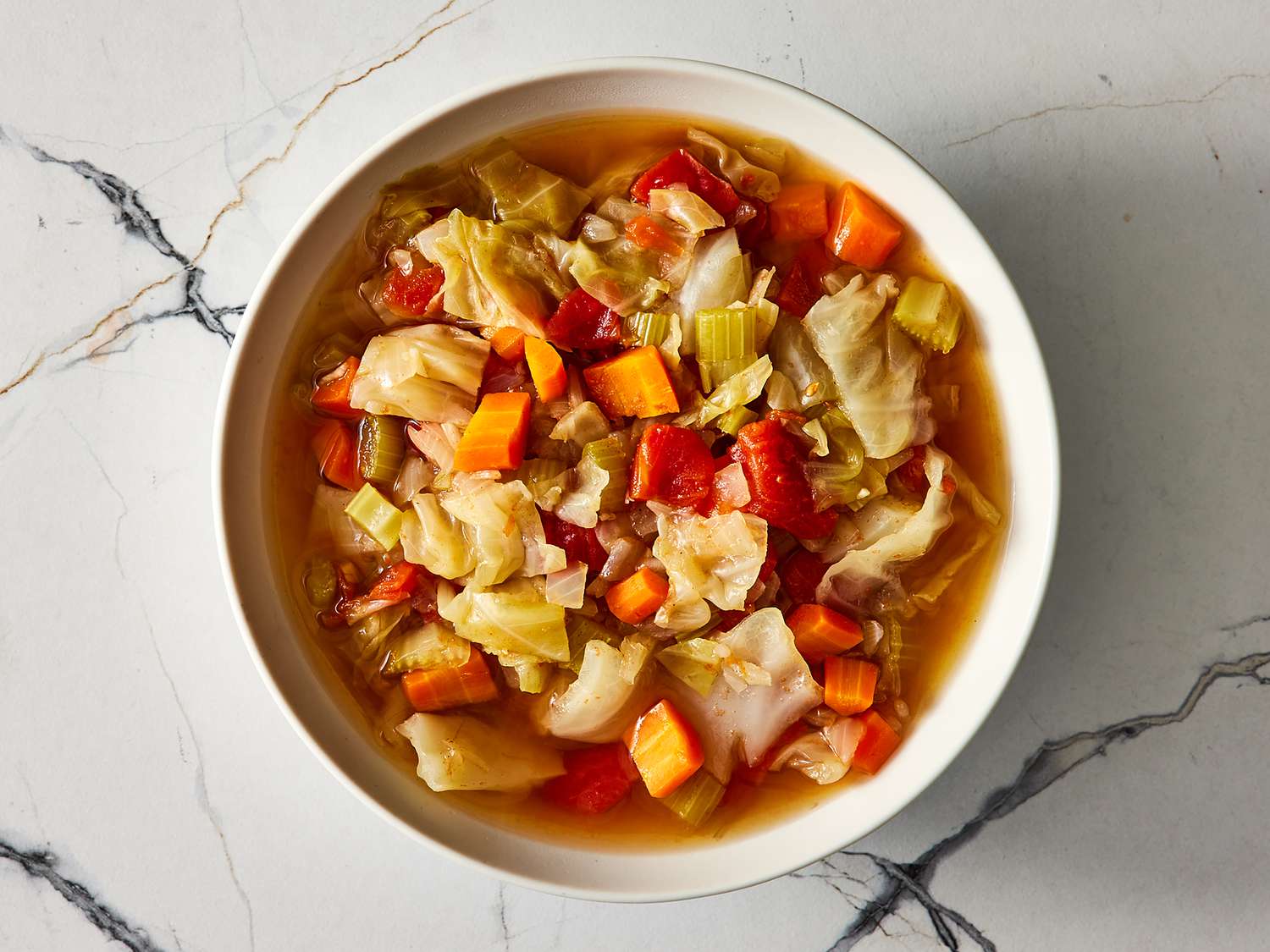 Instant Pot Vegan Cabbage Detox Soup Recipe