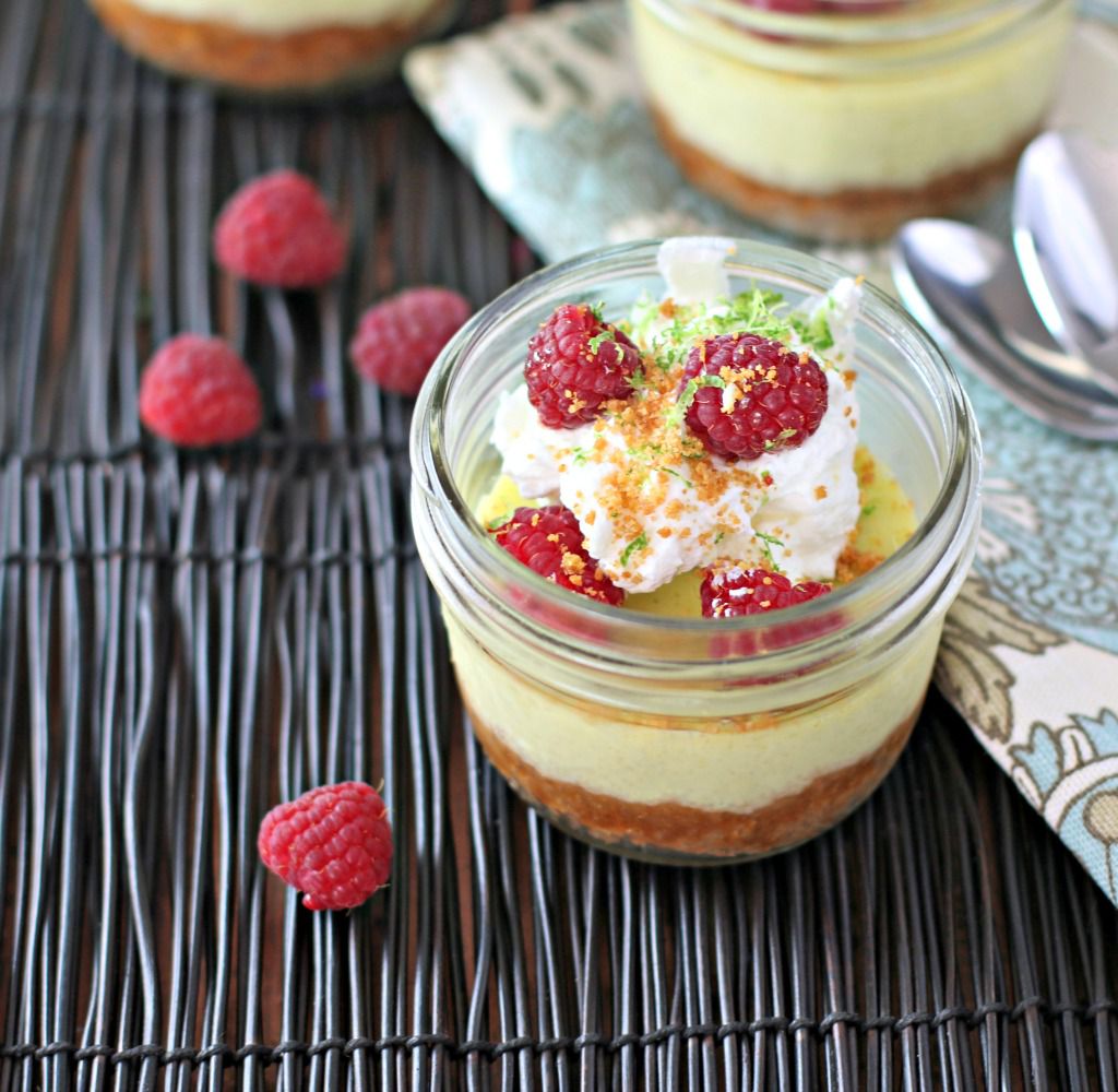 Key Lime and Raspberry Pies in Jars Recipe