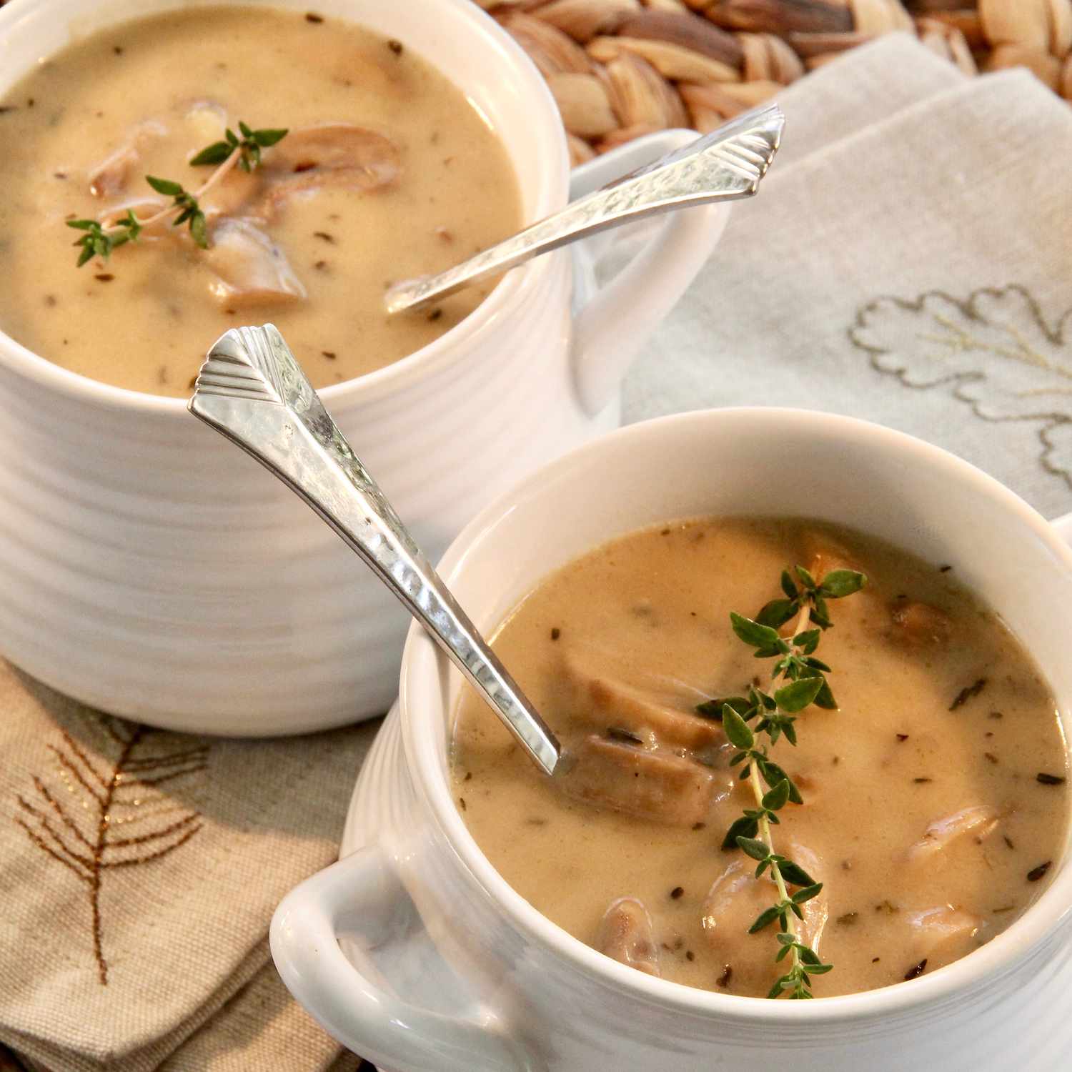 Instant Pot Creamy Mushroom Soup Recipe