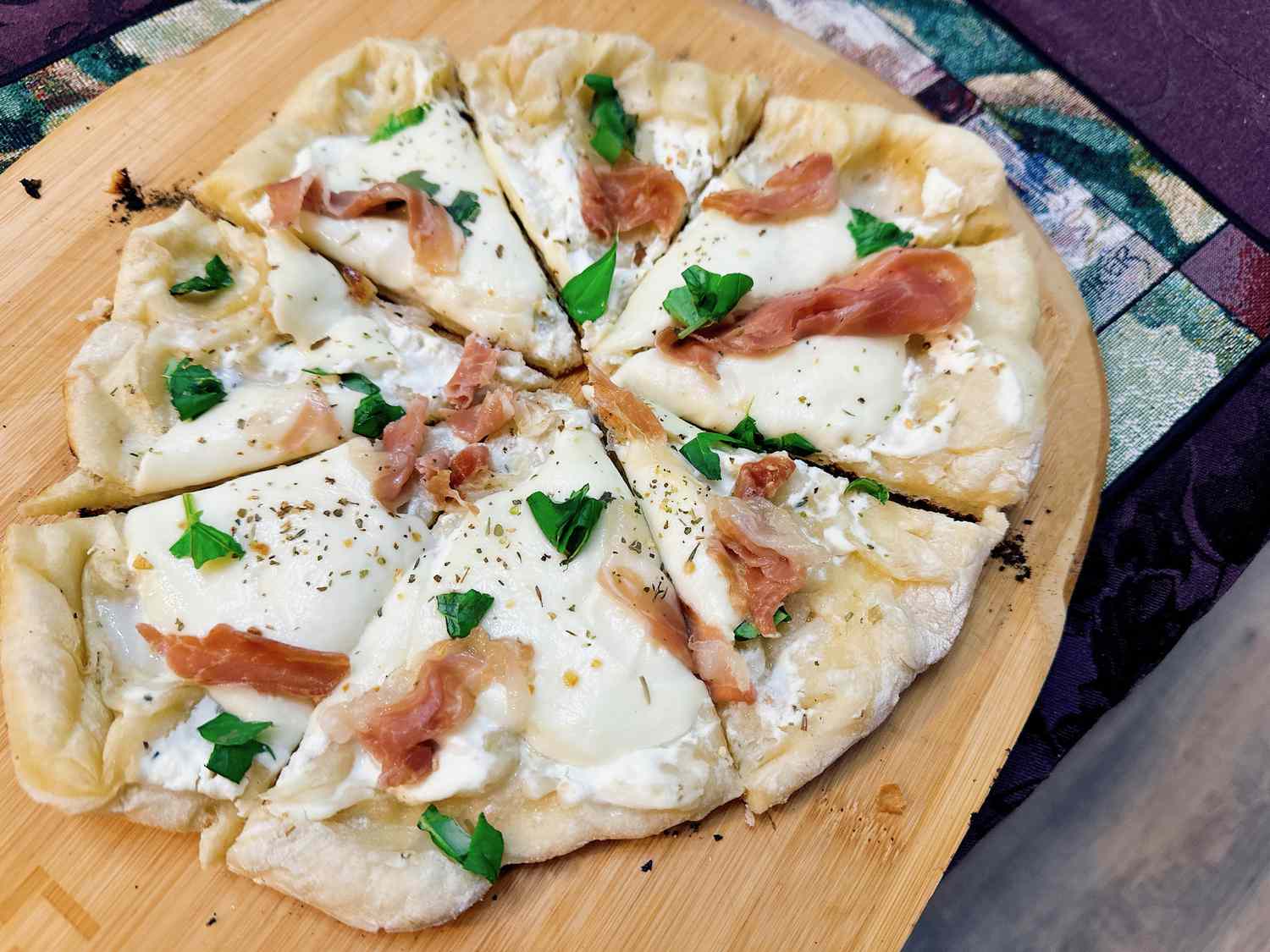 Pizza Bianca with Prosciutto Recipe