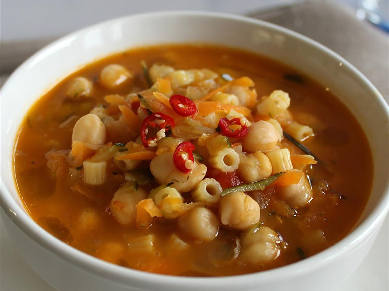 Pasta e Ceci (Italian Chickpea and Pasta Stew) Recipe