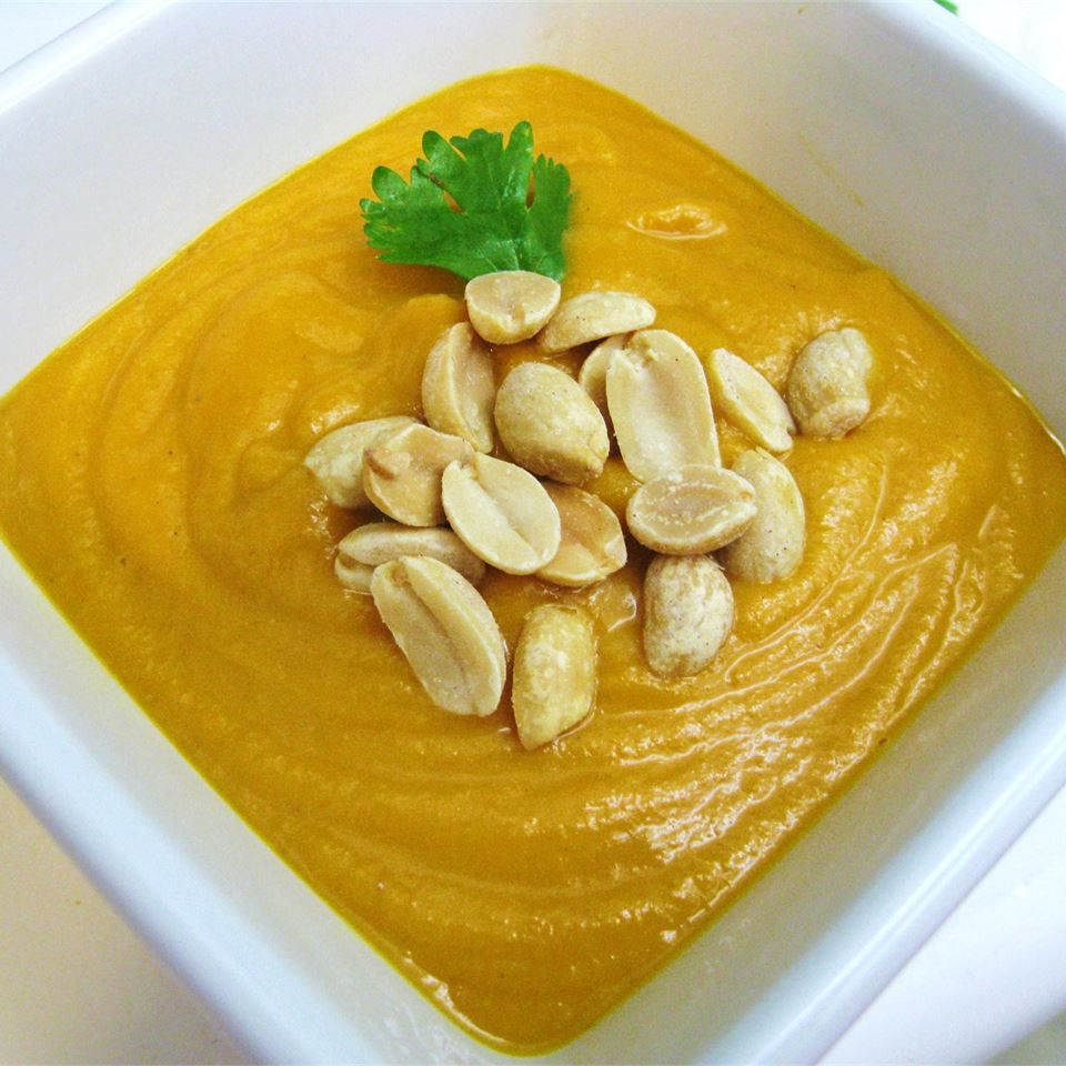 African Sweet Potato and Peanut Soup Recipe