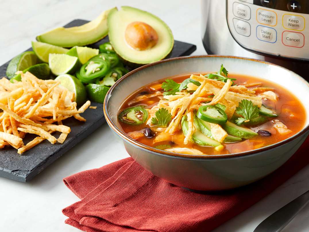 Instant Pot Chicken Tortilla Soup Recipe