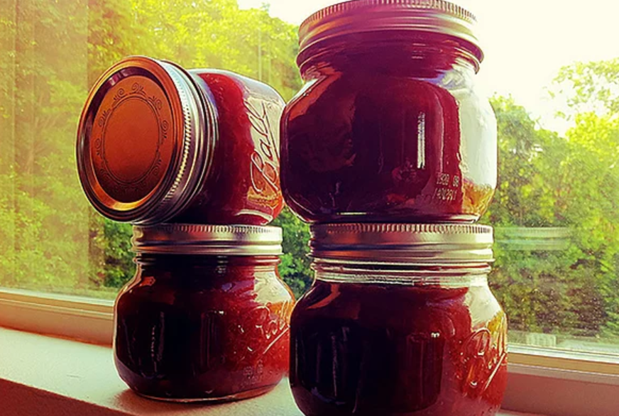 Easy Apple Rhubarb Jam Recipe