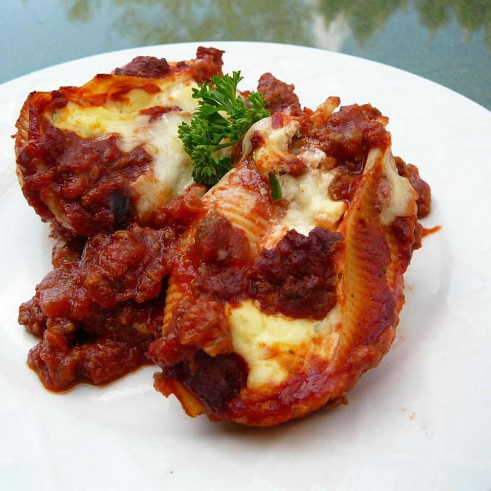 Lasagna Stuffed Shells Recipe