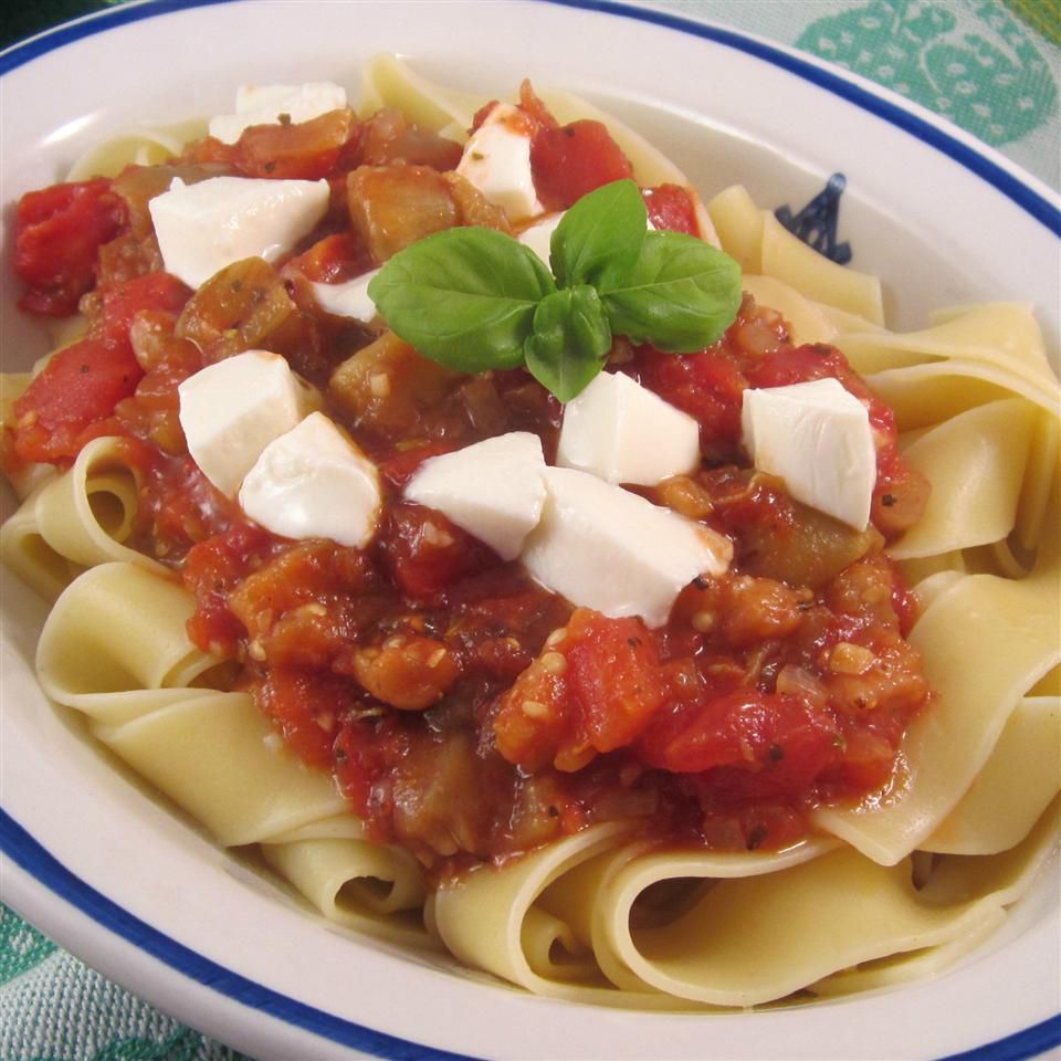 Mediterranean-Style Eggplant Pasta Recipe