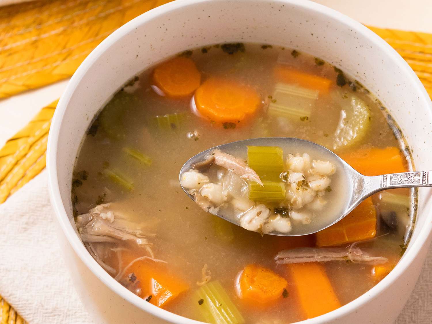 Hearty Barley Turkey Soup Recipe