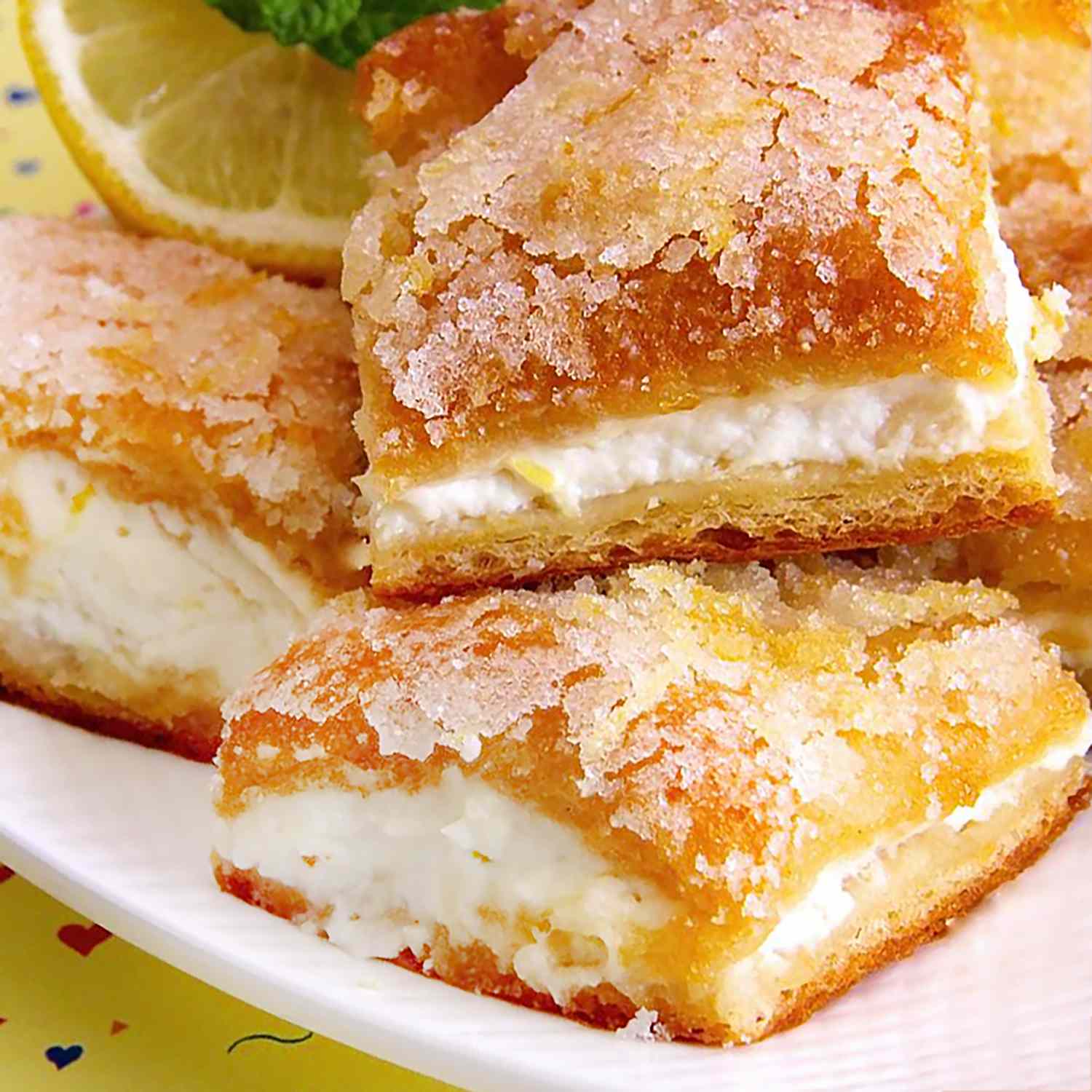 Lemon Cream Cheese Bars Recipe