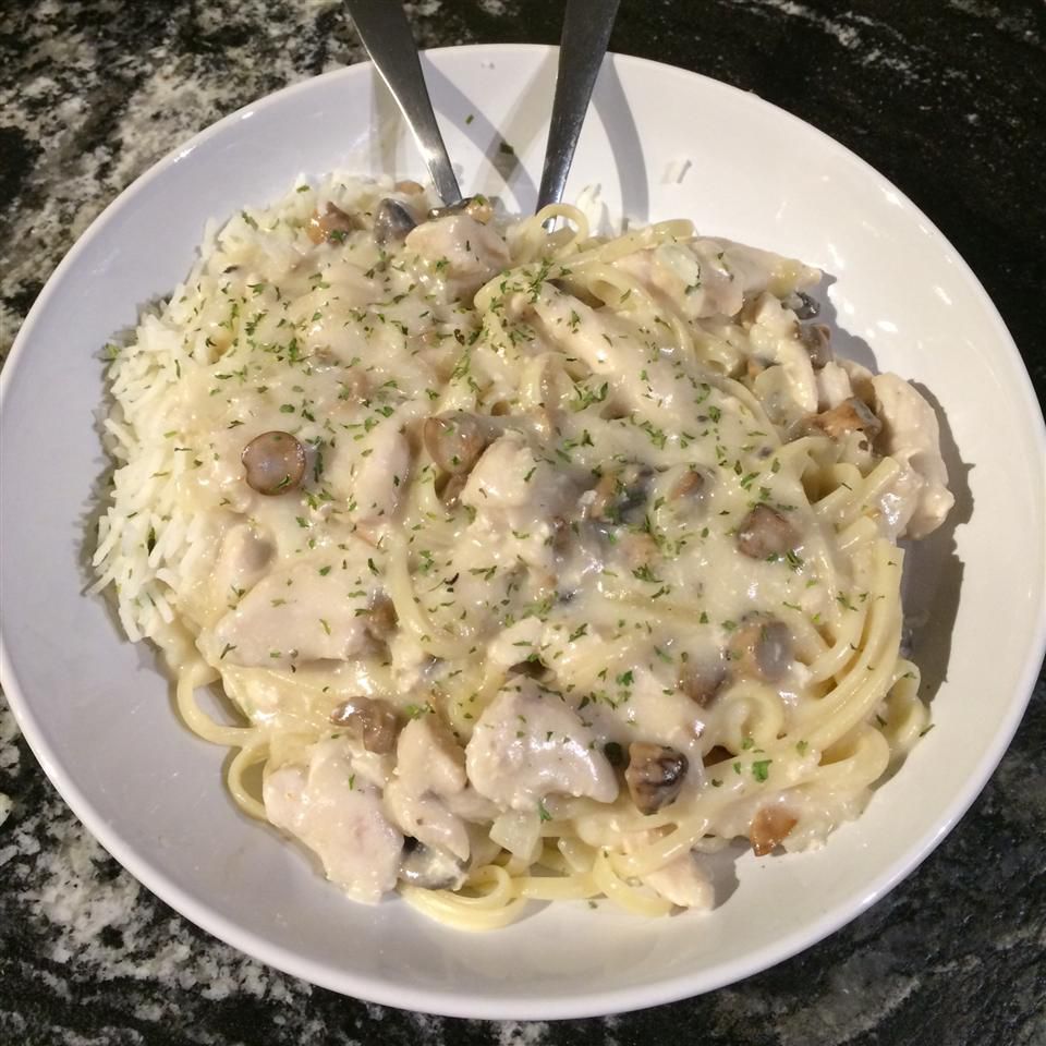 Chicken Mushroom Linguine Recipe