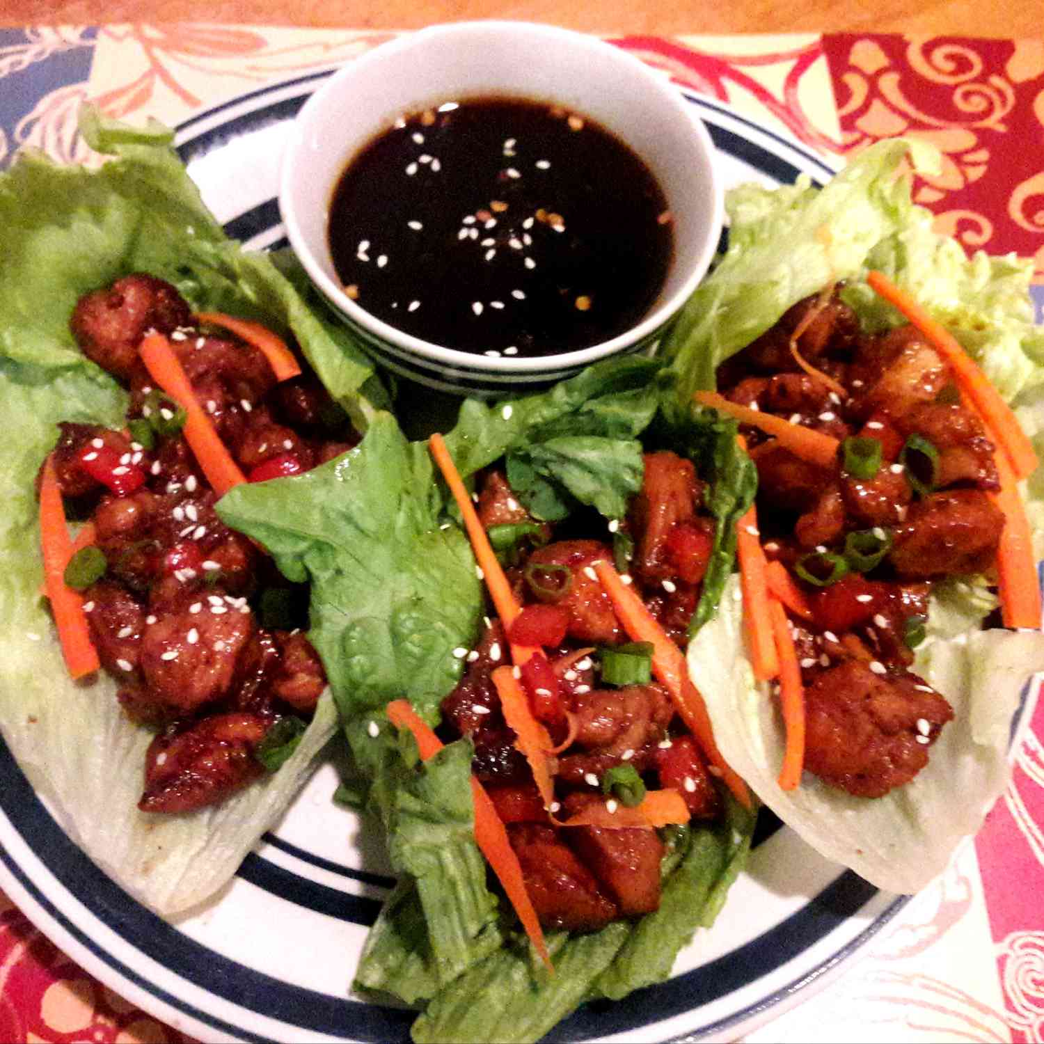 Chef John's Chicken Lettuce Wraps Recipe