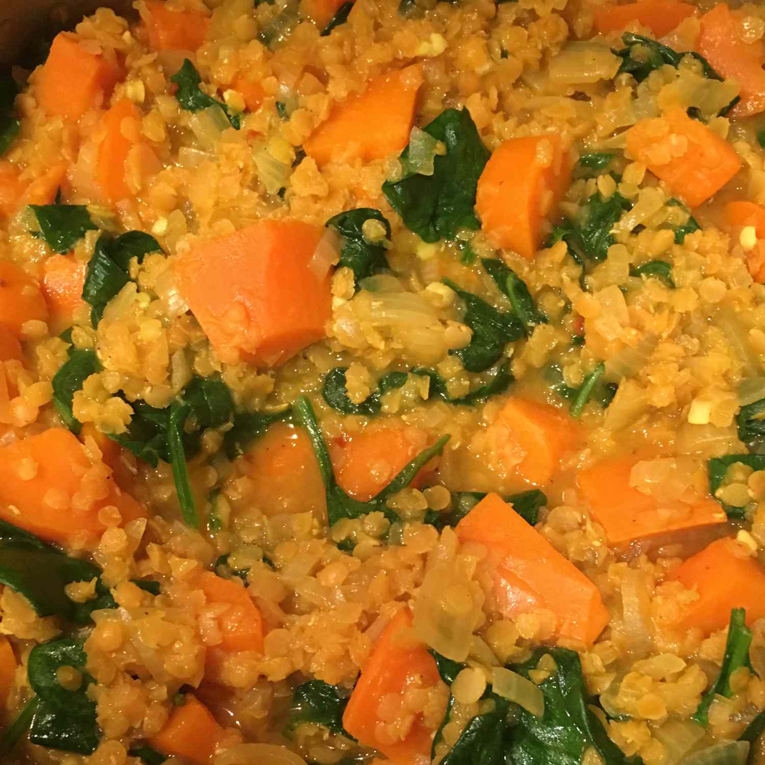 Indian Sweet Potato and Lentil Soup Recipe