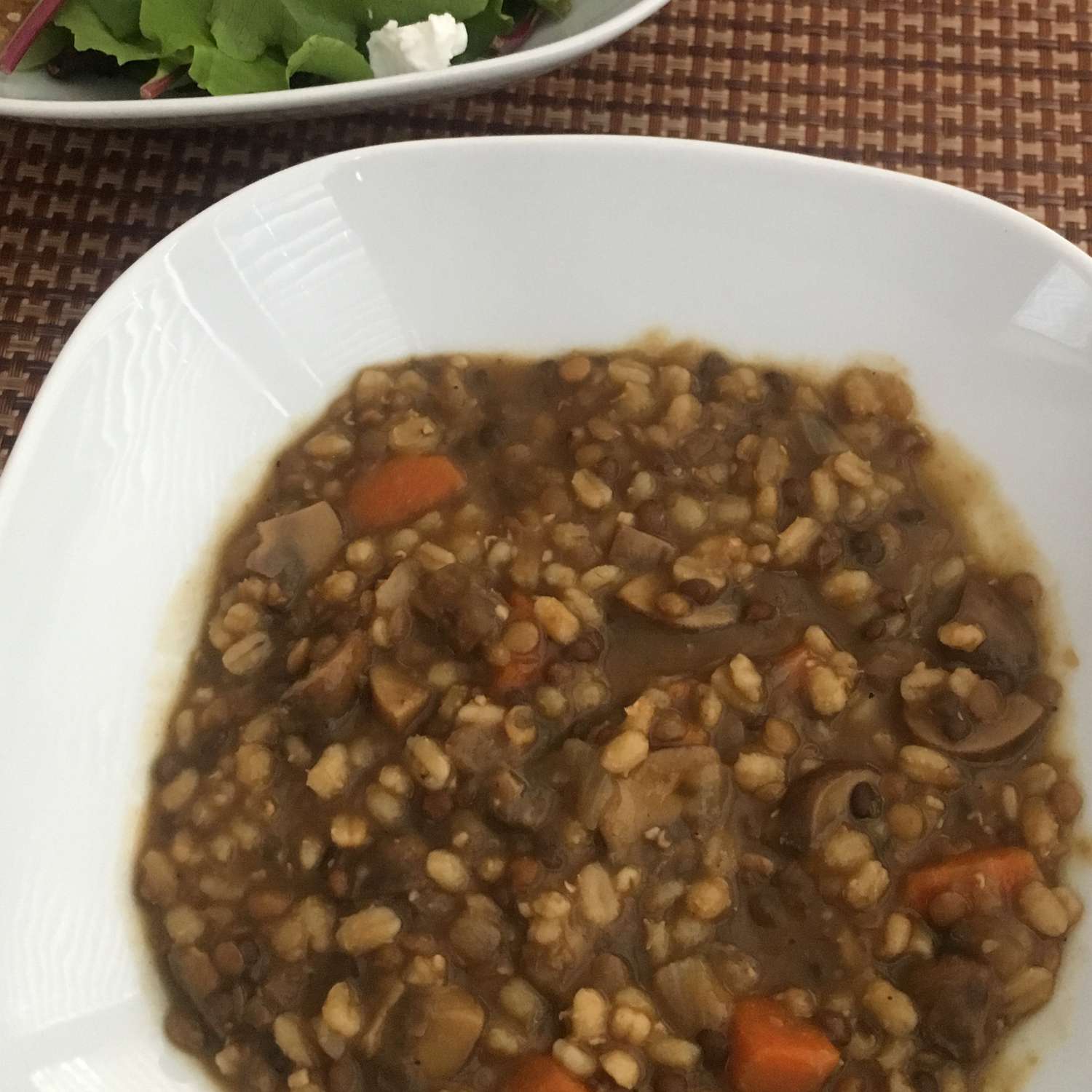 Barley, Lentil, and Mushroom Soup Recipe