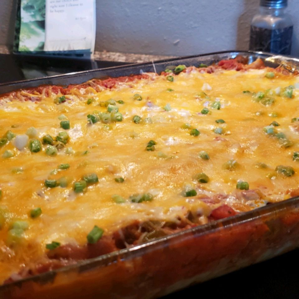 Mexican Lasagna with Noodles Recipe