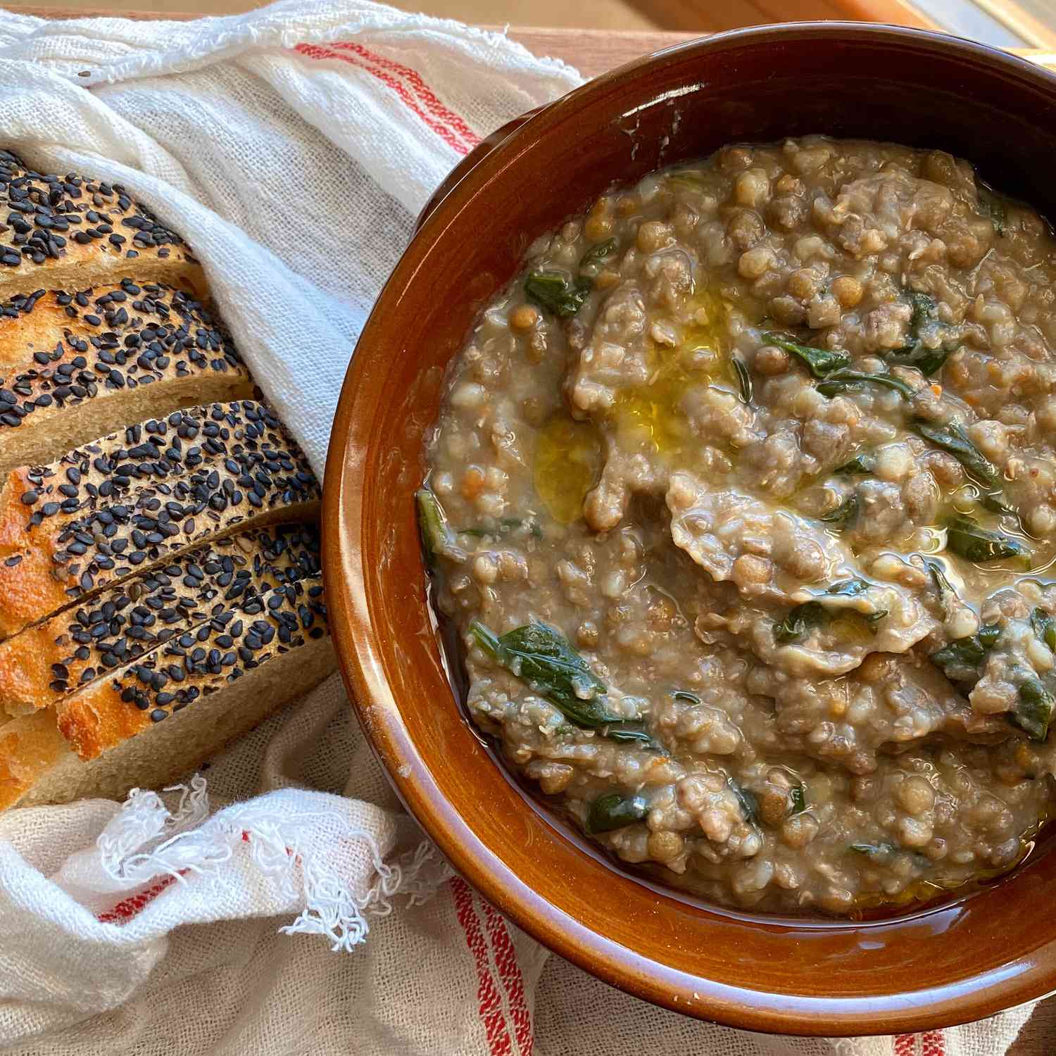 Lentil and Buckwheat Soup Recipe